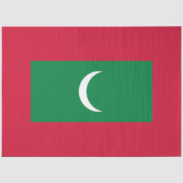 Papel De Seda Bandera de Maldivas (República de Maldivas)