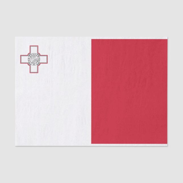 Papel De Seda Bandera de Malta (Anverso)
