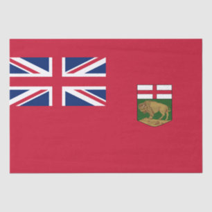 Papel De Seda Bandera de Manitoba