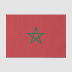 Papel De Seda Bandera de Marruecos