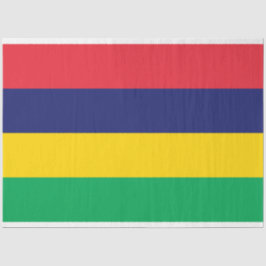 Papel De Seda Bandera de Mauricio