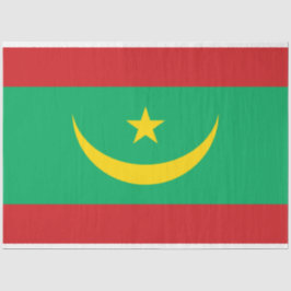 Papel De Seda Bandera de Mauritania