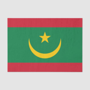 Papel De Seda Bandera de Mauritania