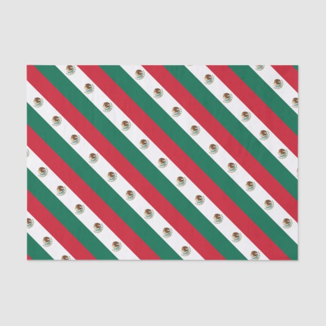 Papel De Seda Bandera de México - Bandera mexicana (Anverso)