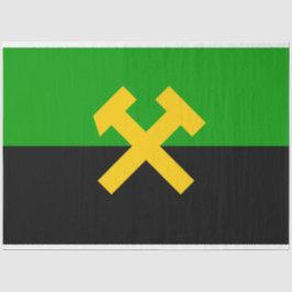 Papel De Seda Bandera de mineros y trabajadores mineros