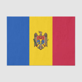 Papel De Seda Bandera de Moldavia