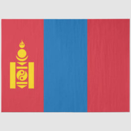 Papel De Seda Bandera de Mongolia