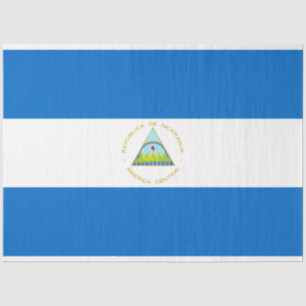 Papel De Seda Bandera de Nicaragua