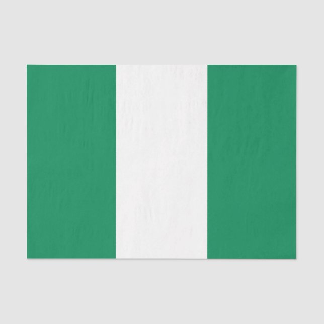 Papel De Seda Bandera de Nigeria (Anverso)