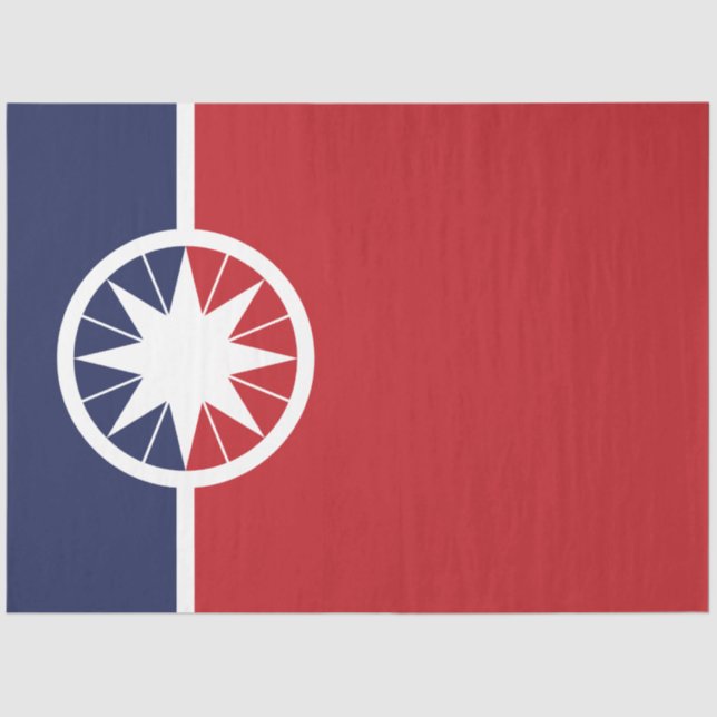 Papel De Seda Bandera de Norman (Oklahoma) (Anverso)
