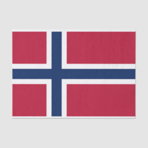 Papel De Seda Bandera de Noruega