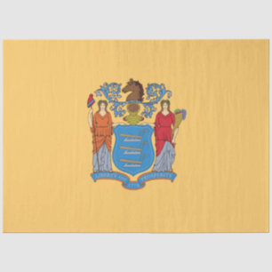 Papel De Seda Bandera de Nueva Jersey