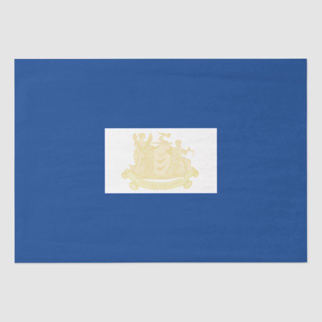 Papel De Seda Bandera de Nueva Jersey (Anverso)