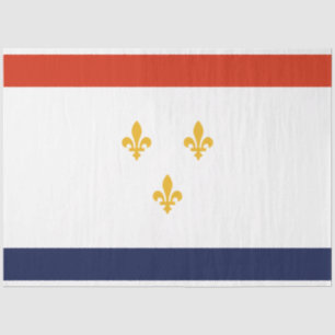 Papel De Seda Bandera de Nueva Orleans (Luisiana, Estados Unidos