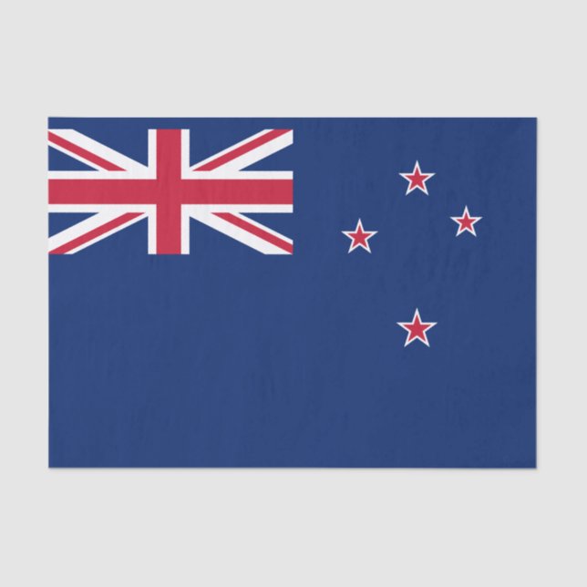Papel De Seda Bandera de Nueva Zelanda (NZ) (Anverso)