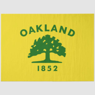Papel De Seda Bandera de Oakland (California)