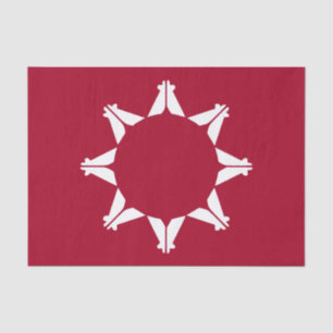 Papel De Seda Bandera de Oglala Lakota Sioux