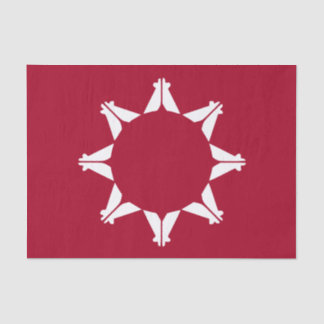 Papel De Seda Bandera de Oglala Lakota Sioux