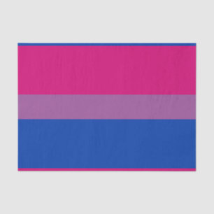 Papel De Seda Bandera de orgullo bisexual horizontal