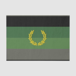 Papel De Seda Bandera de orgullo de uniforme militar