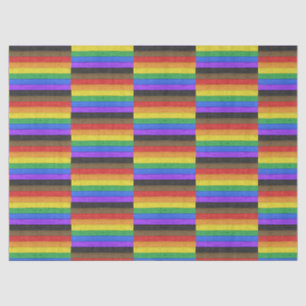 Papel De Seda Bandera de orgullo gay inclusiva de SlipperyJoe's