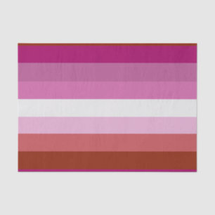 Papel De Seda Bandera de Orgullo Lésbico (Origen)
