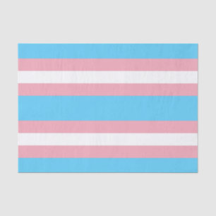 Papel De Seda Bandera de Orgullo Transgénero Horizontal