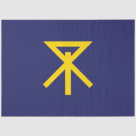 Papel De Seda Bandera de Osaka (Japón)