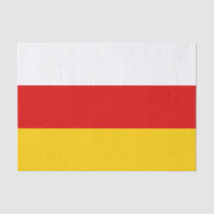 Papel De Seda Bandera de Osetia del Sur