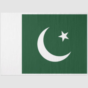 Papel De Seda Bandera de Pakistán