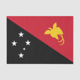 Papel De Seda Bandera de Papua Nueva Guinea