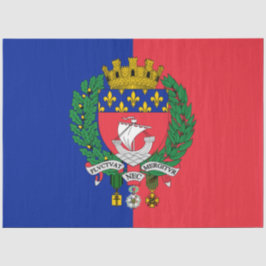 Papel De Seda Bandera de París (Francia)