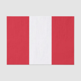 Papel De Seda Bandera de Perú