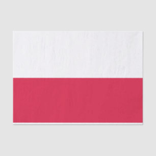 Papel De Seda Bandera de Polonia