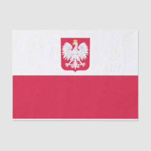 Papel De Seda Bandera de Polonia