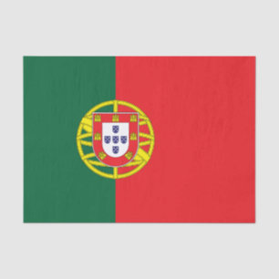 Papel De Seda Bandera de Portugal
