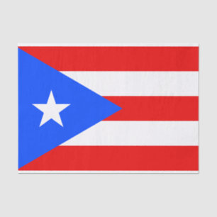 Papel De Seda Bandera de Puerto Rico