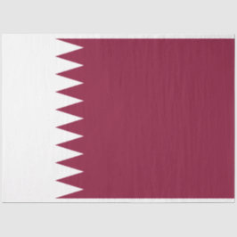 Papel De Seda Bandera de Qatar