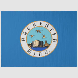 Papel De Seda Bandera de Rochester (Minnesota)