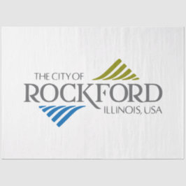 Papel De Seda Bandera de Rockford (Illinois)