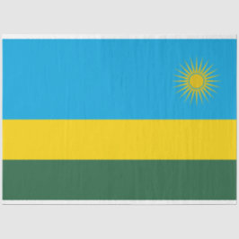 Papel De Seda Bandera de Ruanda (Ruanda) (país africano)