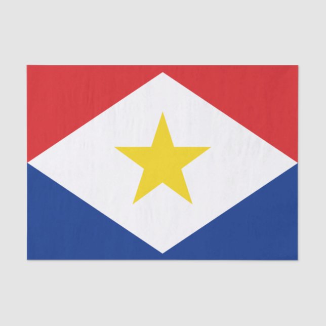 Papel De Seda Bandera de Saba (Anverso)