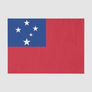 Papel De Seda Bandera de Samoa