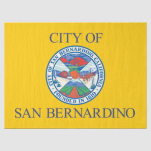 Papel De Seda Bandera de San Bernardino (California)