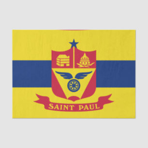 Papel De Seda Bandera de San Pablo (Minnesota)