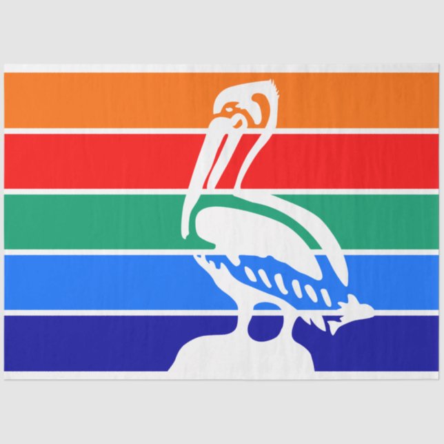 Papel De Seda Bandera de San Petersburgo (Florida) (Anverso)