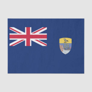 Papel De Seda Bandera de Santa Elena