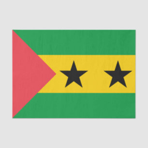 Papel De Seda Bandera de Santo Tomé y Príncipe