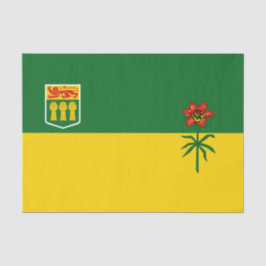 Papel De Seda Bandera de Saskatchewan