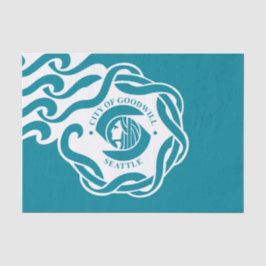 Papel De Seda Bandera de Seattle (Washington)
